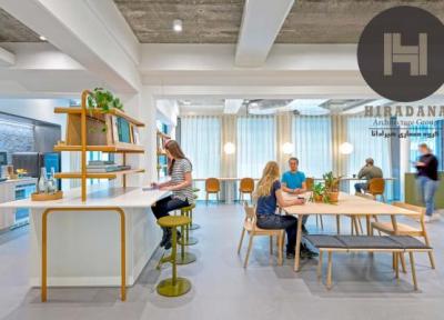 طراحی داخلی دفتر اوبر در آمستردام
