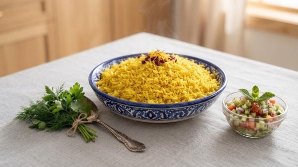 طرز تهیه پلو زردچوبه؛ ساده و خوش رنگ